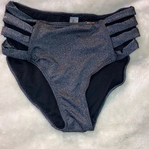CUT OUT HIGH WAISTED BIKINI BOTTOMS